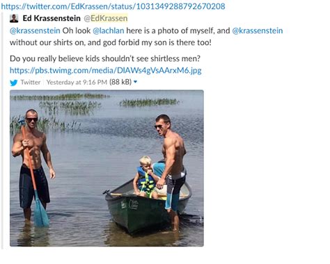 Ed, Brian Krassenstein Use Shirtless Pictures to Plug Children's Book