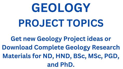 Geology Project Topics - YouTube