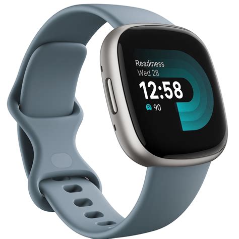 Fitbit Versa 4 smartwatch (Waterfall Blue/Platinum) | Elgiganten