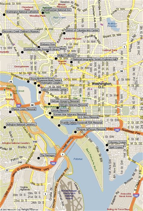 Washington DC Map - Free Printable Maps