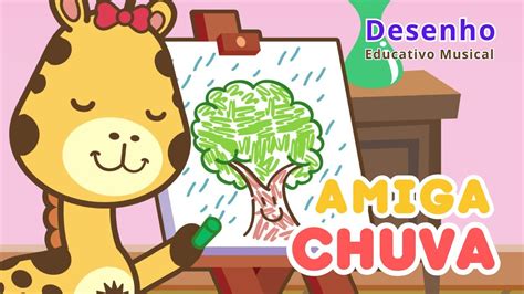 Amiga Chuva 🌧️☔ | Desenho Educativo Musical ♫ Animazoo - YouTube