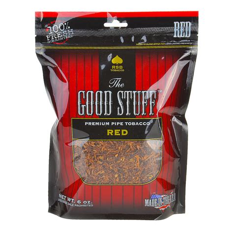 Good Stuff Red Pipe Tobacco 6 oz. Bag