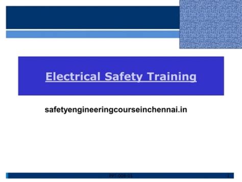 electrical safety course | Best institute for safety courses