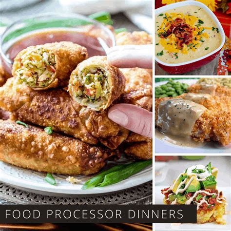 Food Processor Dinner Recipes - Delicious and Easy to Make!