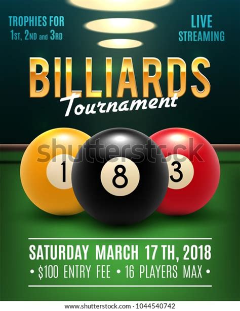 1,283 Pool Tournament Poster Images, Stock Photos & Vectors | Shutterstock