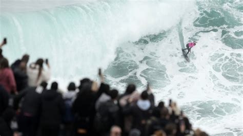 World's best surfers tackle Nazare Big Wave Challenge | CTV News