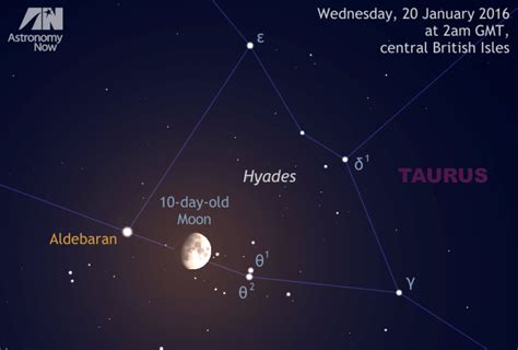 See the Moon glide through the Hyades and occult bright star Aldebaran ...