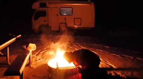 Winter storm camping in the White Mountains (video in comments) : r ...