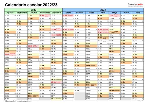 Calendario Escolar 2023 2024 En Word Excel Y Pdf - Bank2home.com