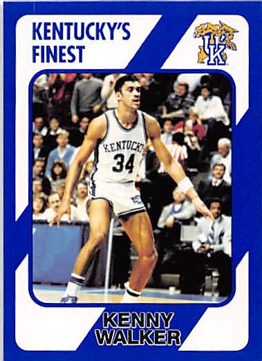 Kenny Walker Basketball Card (Kentucky Wildcats) 1989 Collegiate Collection #121