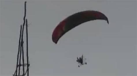 Israel: Hamas fighters appear to paraglide across border in released ...