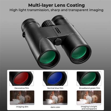 Compact Hd Binoculars Ip68 10 10X42 Bak4 - KENTFAITH