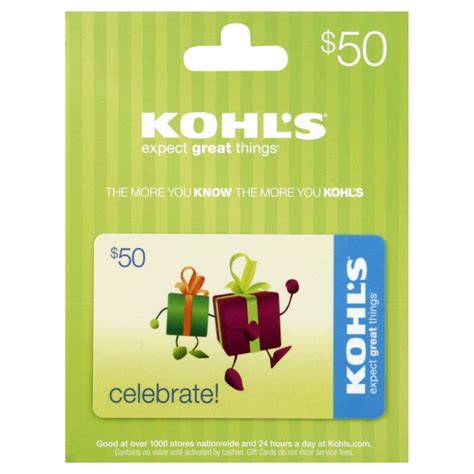 $50 Kohl's Gift Card