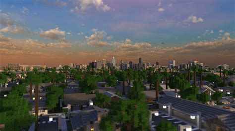 Minecraft City Skyline Render - 5 years in the making : gaming