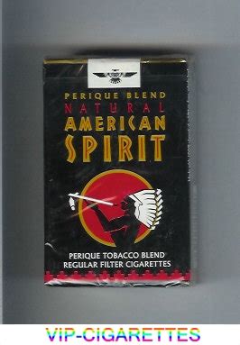 In Stock Natural American Spirit Perique Blend Regular black cigarettes ...