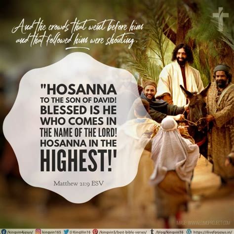 Hosanna in the Highest - I Live For JESUS