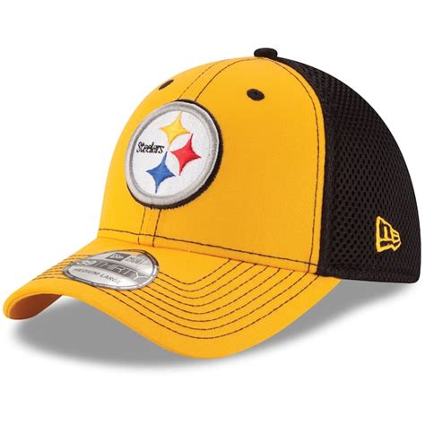 Pittsburgh Steelers New Era Youth Team Front Neo 39THIRTY Flex Hat ...