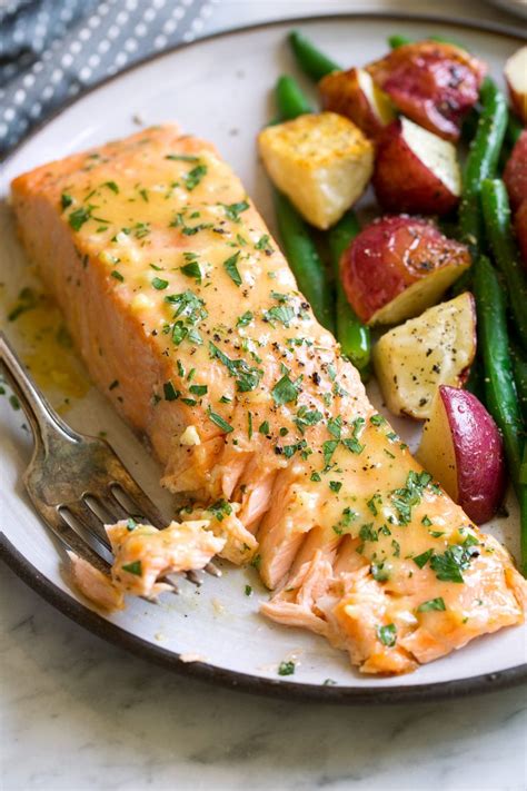 Baked Salmon with Buttery Honey Mustard Sauce - INSPIRED RECIPE