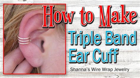 Triple band ear cuff TUTORIAL - My BEST Seller - YouTube | Ear cuff ...