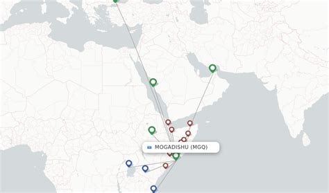 Direct (non-stop) flights from Mogadishu to Madinah - schedules - FlightsFrom.com