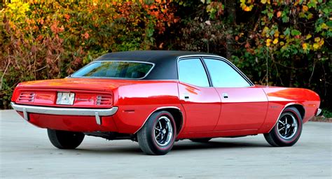 This 1970 Plymouth Barracuda Went To The SEMA Conference Cosplaying As A 4-Door Sedan