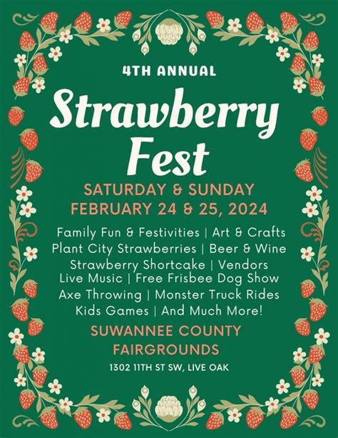 Plant City Florida Strawberry Festival 2024 - delia karoline