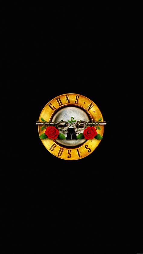 Wallpaper Guns N Roses Logo Music Dark Android wallpaper - Android HD ...