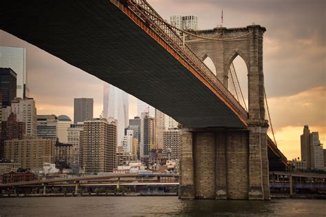 Brown concrete bridge, New York City, Brooklyn Bridge, architecture, Manhattan HD wallpaper ...