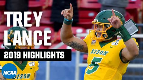 Trey Lance: North Dakota State QB's 2019 FCS playoff highlights - YouTube