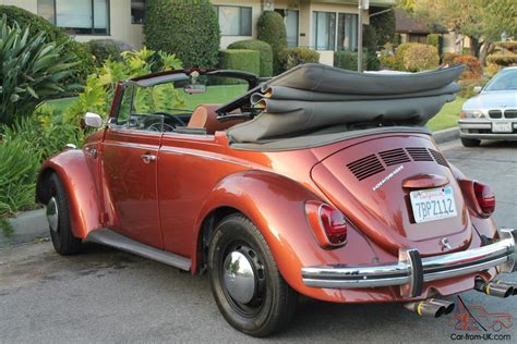 NO RESERVE PRICE Beautifully Restored Convertible 1968 Volkswagen Beetle