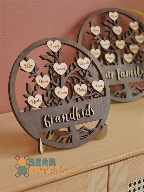 Personalized Family Tree Personalized Wooden Family Tree - Etsy in 2023 ...