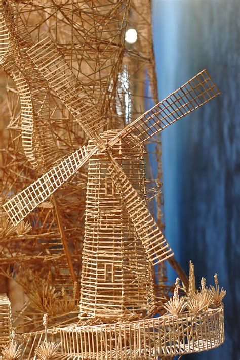 Insanely Cool Abstract Toothpick Sculptures by Scott Weaver