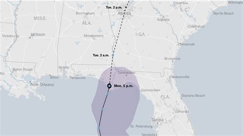 Map: Tracking Tropical Storm Fred’s Path - The New York Times