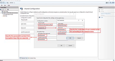 IIS shared configuration – 4sysops