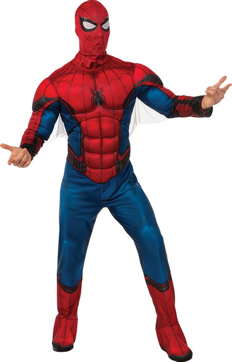 Spiderman Padded Adult Costume - CostumePub.com