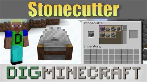 Stonecutter in Minecraft - YouTube