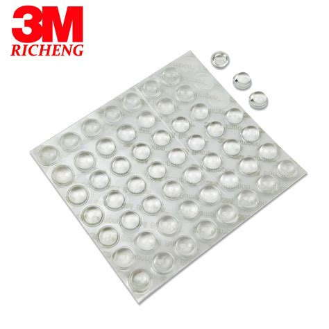 3M Bumpon Protective Products Clear 3M adhesive rubber feet SJ5303, Reduces vibration and noise ...