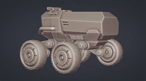 Sci Fi Truck 3D Model - TurboSquid 1990868