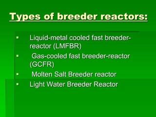 Breeder reactor | PPT