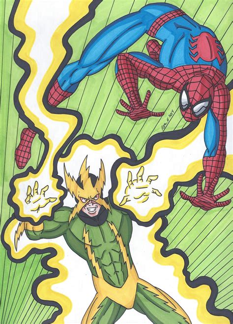 Spider-Man vs Electro by RobertMacQuarrie1 on DeviantArt