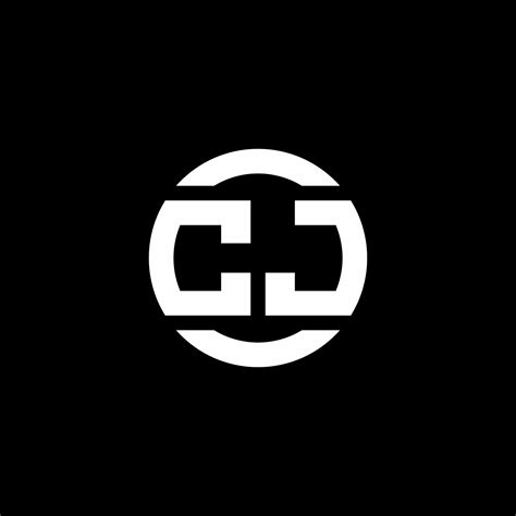 CJ logo monogram isolated on circle element design template 3741001 Vector Art at Vecteezy