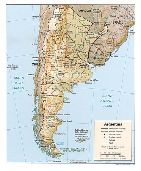 Carte Argentine, Carte de Argentine