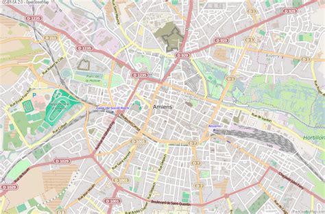 Amiens Map France Latitude & Longitude: Free Maps