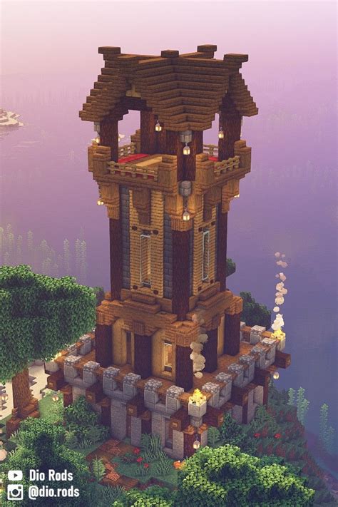 Minecraft Medieval Watchtower/Outpost Build!