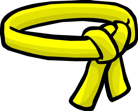 Yellow Ninja Belt | Club Penguin Wiki | FANDOM powered by Wikia