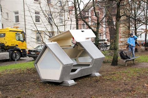 These solar-powered sleeping pods were designed to provide homeless ...