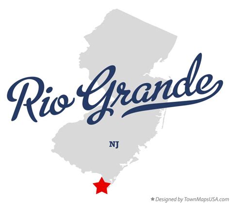 Map of Rio Grande, NJ, New Jersey