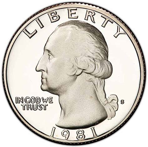 1981 Quarter Value: are "P", "D", "S" mint mark worth money?