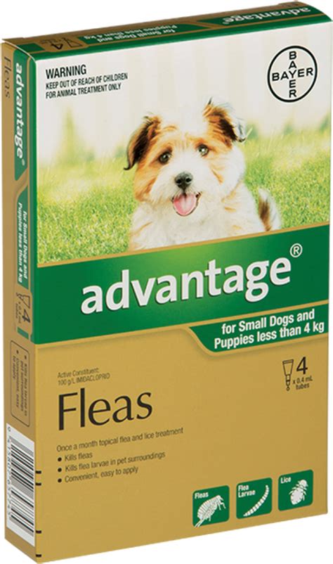 Advantage Flea Treatment For Dogs 0-4kg Reviews - Black Box