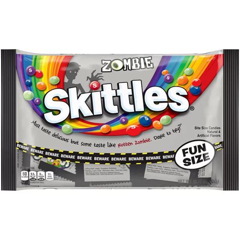 Skittles Zombie Fun Size Halloween Candy Bag - Shop Candy at H-E-B